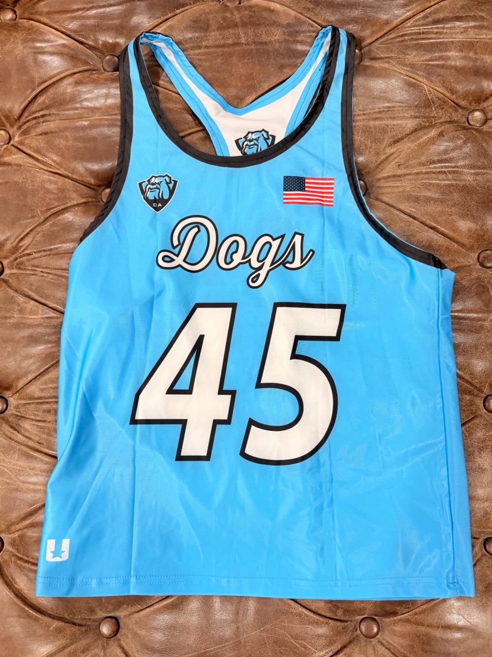 2x Girls Lacrosse Jersey Tank with Mad Dog Los Angeles  Logo
